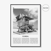 Florida Print Black and White No 5, Florida Wall Art, Florida Poster, Florida Photo, Florida Wall Decor, USA, United States