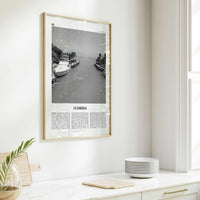 Florida Print Black and White No 6, Florida Wall Art, Florida Poster, Florida Photo, Florida Wall Décor, Florida Map, United States