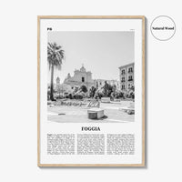 Foggia Print Black and White, Foggia Wall Art, Foggia Poster, Foggia Photo, Foggia Map, Foggia Wall Decor, Italy, Italia, Fògge, Apulia