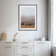 Foggy Forest Photo Color No 3 Poster