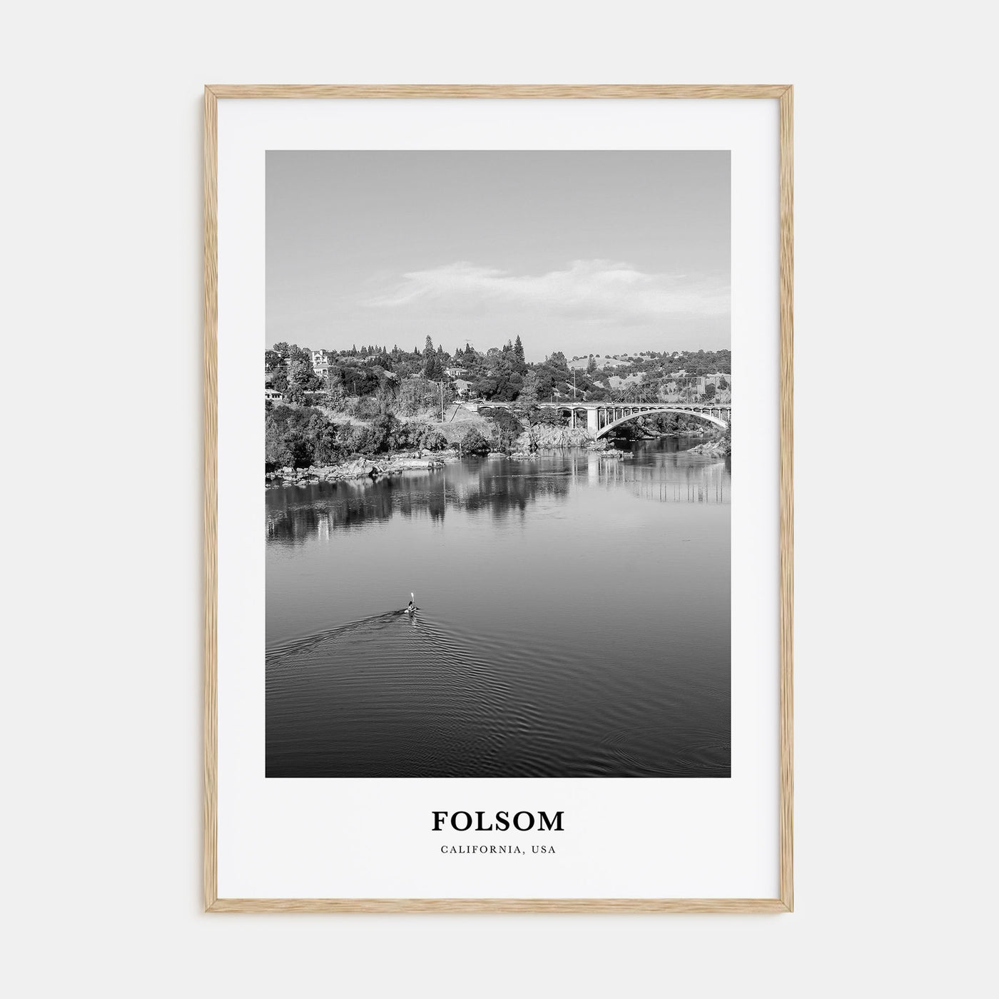 Folsom Portrait B&W Poster