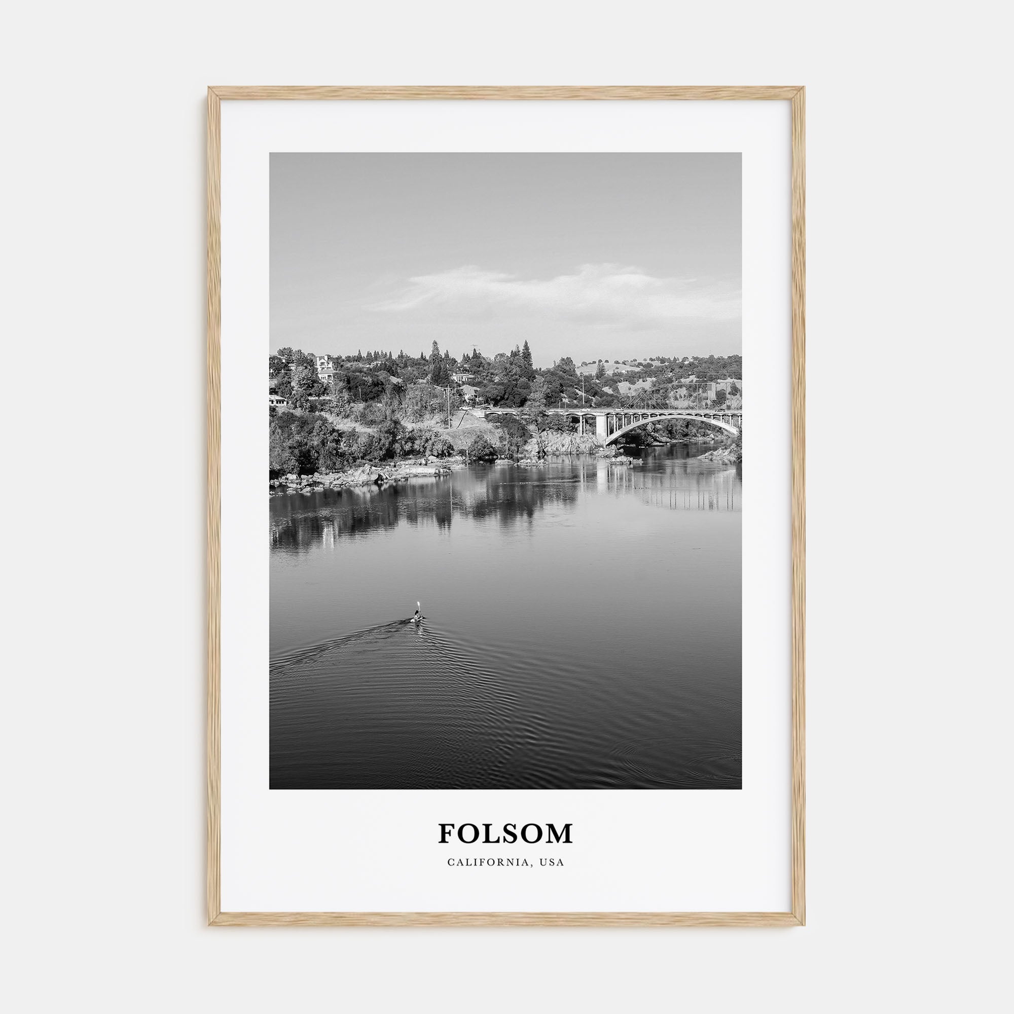 Folsom Portrait B&W Poster