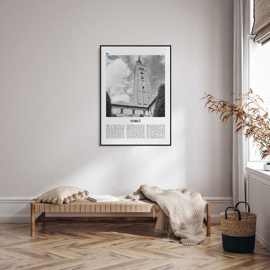 Forlì Travel B&W Poster