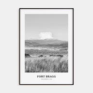 Fort Bragg Portrait B&W Poster