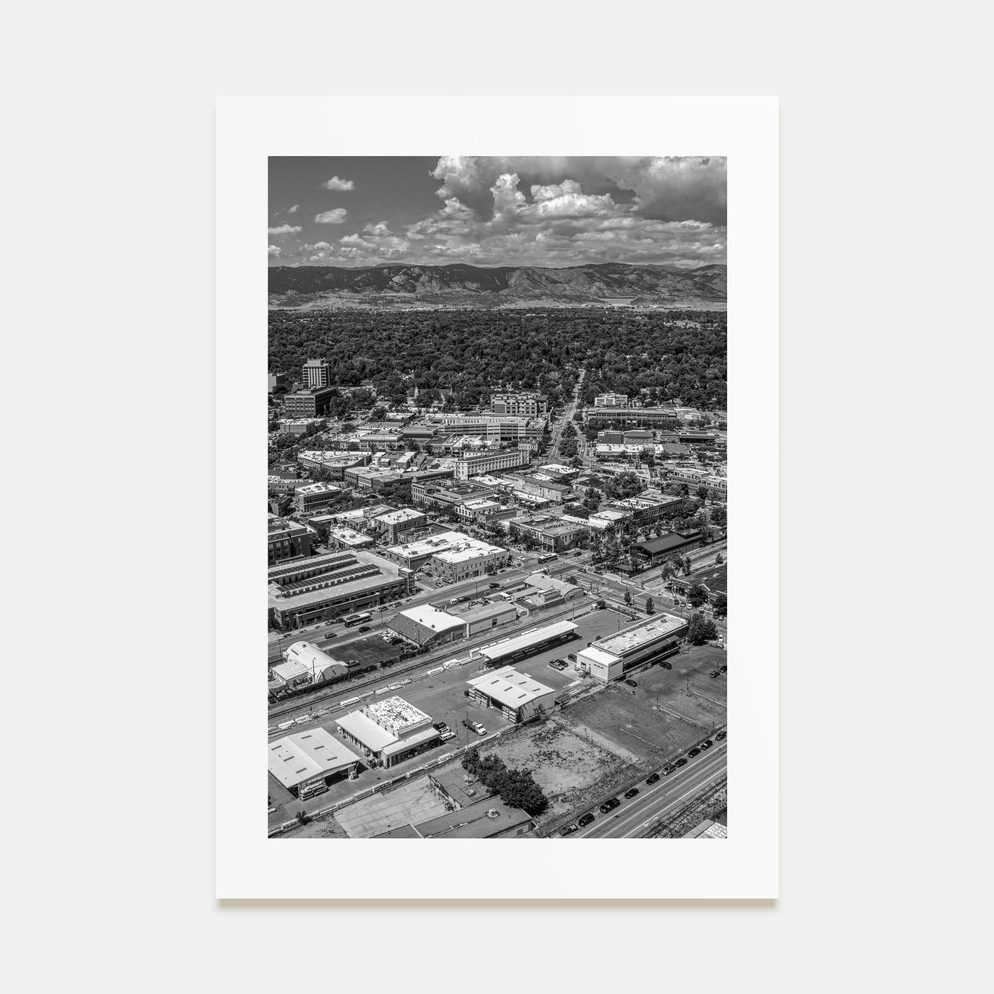 Fort Collins Photo B&W Poster
