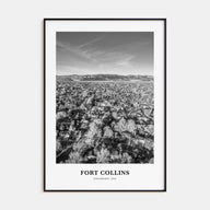 Fort Collins Portrait B&W Poster