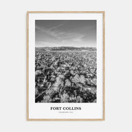 Fort Collins Portrait B&W Poster