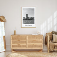 Fort-de-France Portrait B&W Poster