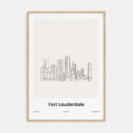Fort Lauderdale Drawn Poster