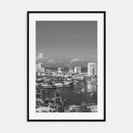 Fort Lauderdale Photo B&W No 1 Poster