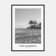 Fort Lauderdale Portrait B&W No 1 Poster
