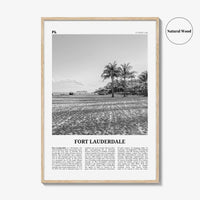 Fort Lauderdale Print Black and White No 2, Fort Lauderdale Wall Art, Fort Lauderdale Poster, Fort Lauderdale USA, United States