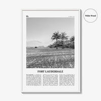 Fort Lauderdale Print Black and White No 2, Fort Lauderdale Wall Art, Fort Lauderdale Poster, Fort Lauderdale USA, United States