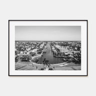 Fort Myers Landscape B&W Poster
