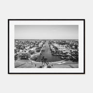 Fort Myers Landscape B&W Poster