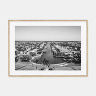 Fort Myers Landscape B&W Poster