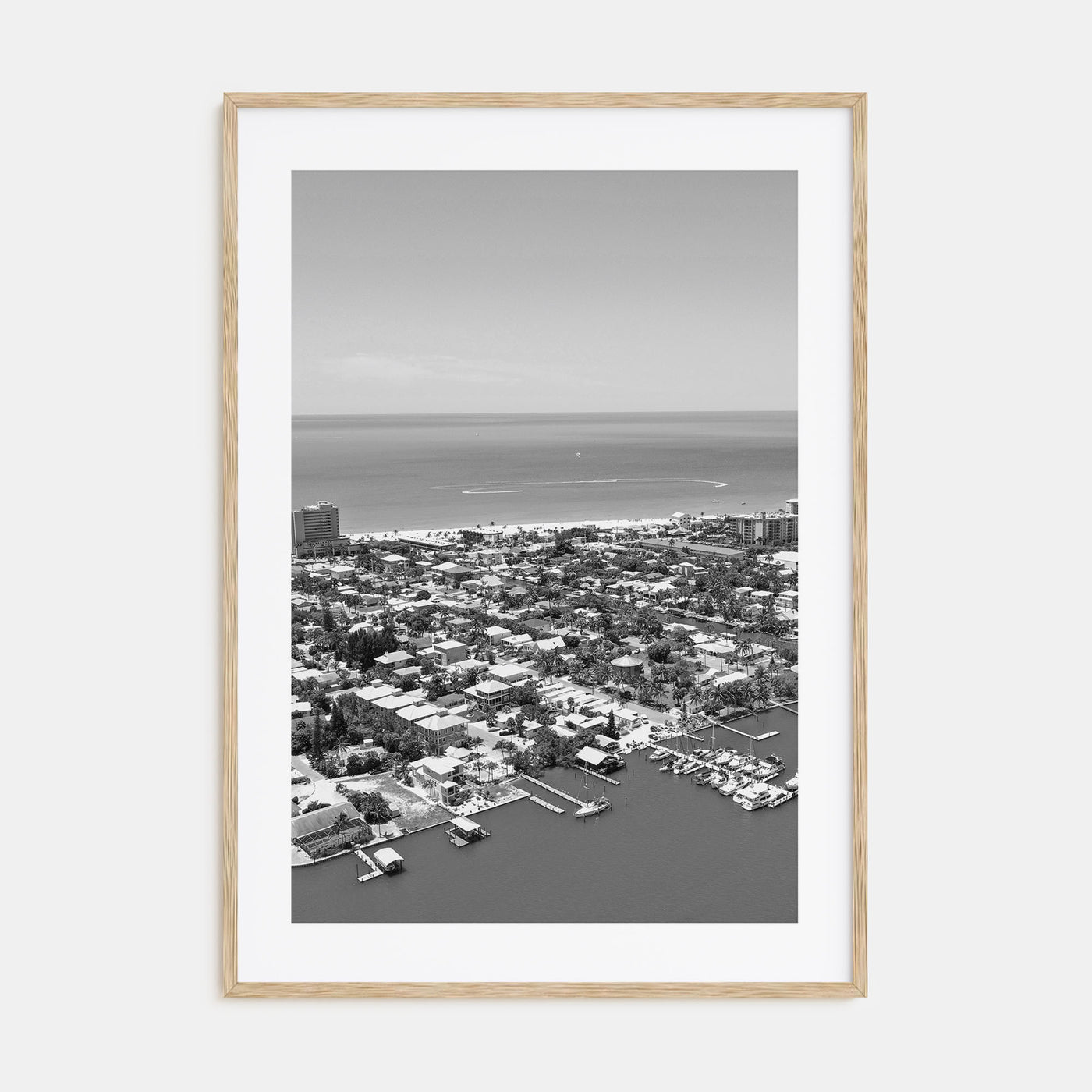 Fort Myers Photo B&W Poster