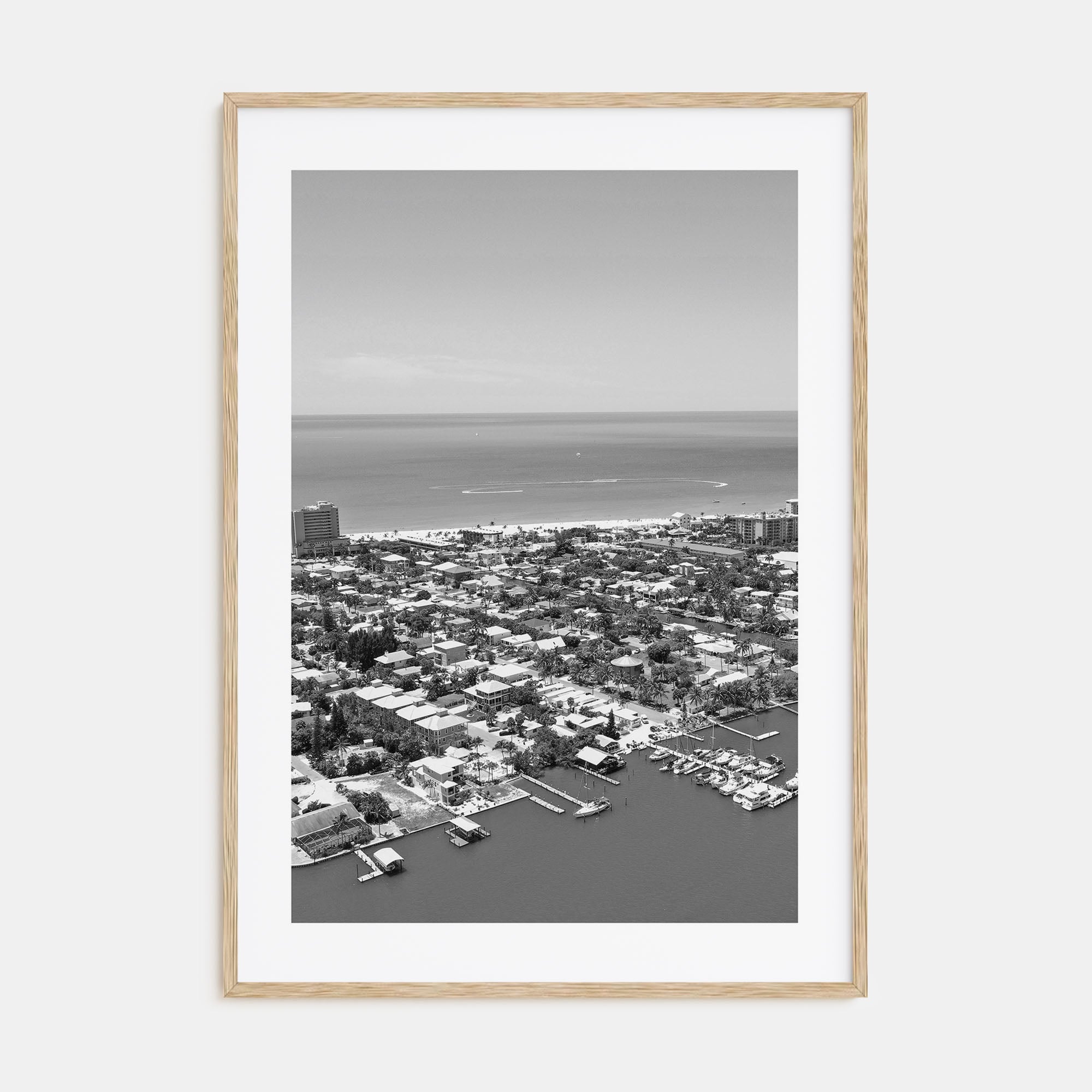 Fort Myers Photo B&W Poster
