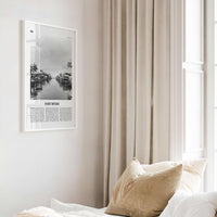 Fort Myers Print Black and White, Fort Myers Wall Art, Fort Myers Poster, Fort Myers Photo, Fort Myers Décor, Florida, USA, United States