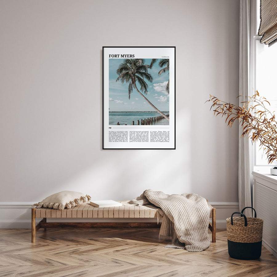 Fort Myers Travel Color Poster
