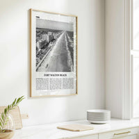 Fort Walton Beach Print Black and White No 2, Fort Walton Beach Wall Art, Fort Walton Beach Poster, Fort Walton Beach Photo, United States