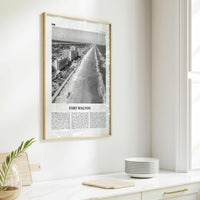 Fort Walton Print Black and White No 1, Fort Walton Wall Art, Fort Walton Poster, Fort Walton Photo, Fort Walton Décor, Florida USA