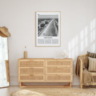 Fort Walton Travel B&W No 1 Poster