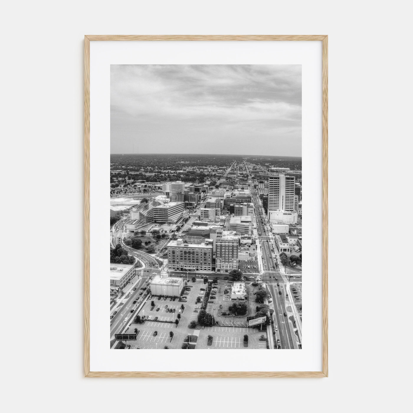 Fort Wayne Photo B&W Poster