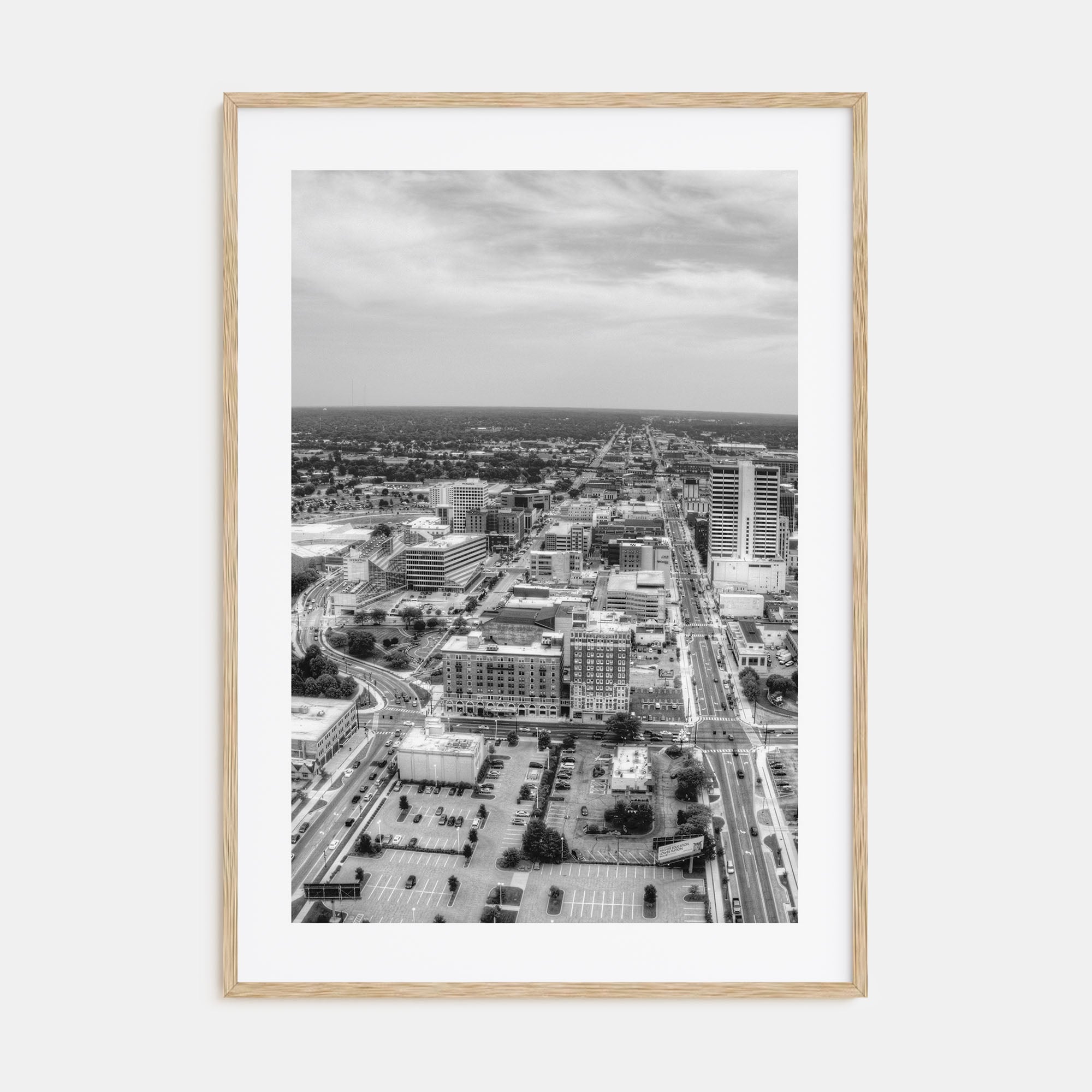 Fort Wayne Photo B&W Poster