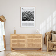 Fort Worth Travel B&W No 1 Poster
