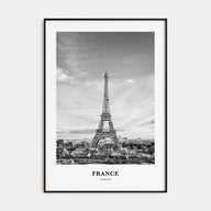 France Portrait B&W No 3 Poster