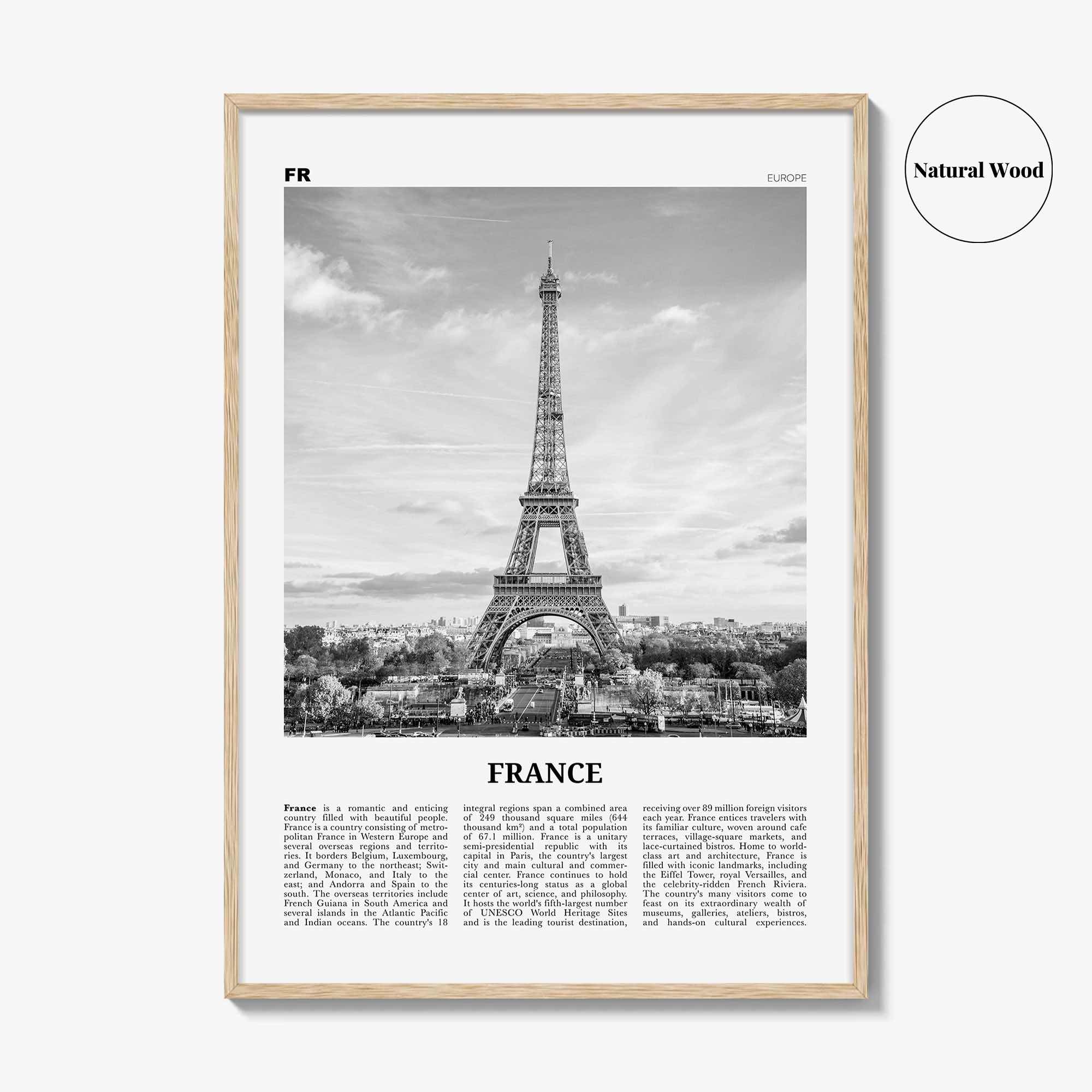 France Print Black and White No 1, France Wall Art, France Poster, France Photo, France Decor, République Française, French, Paris