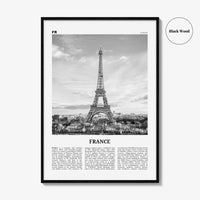 France Print Black and White No 1, France Wall Art, France Poster, France Photo, France Decor, République Française, French, Paris
