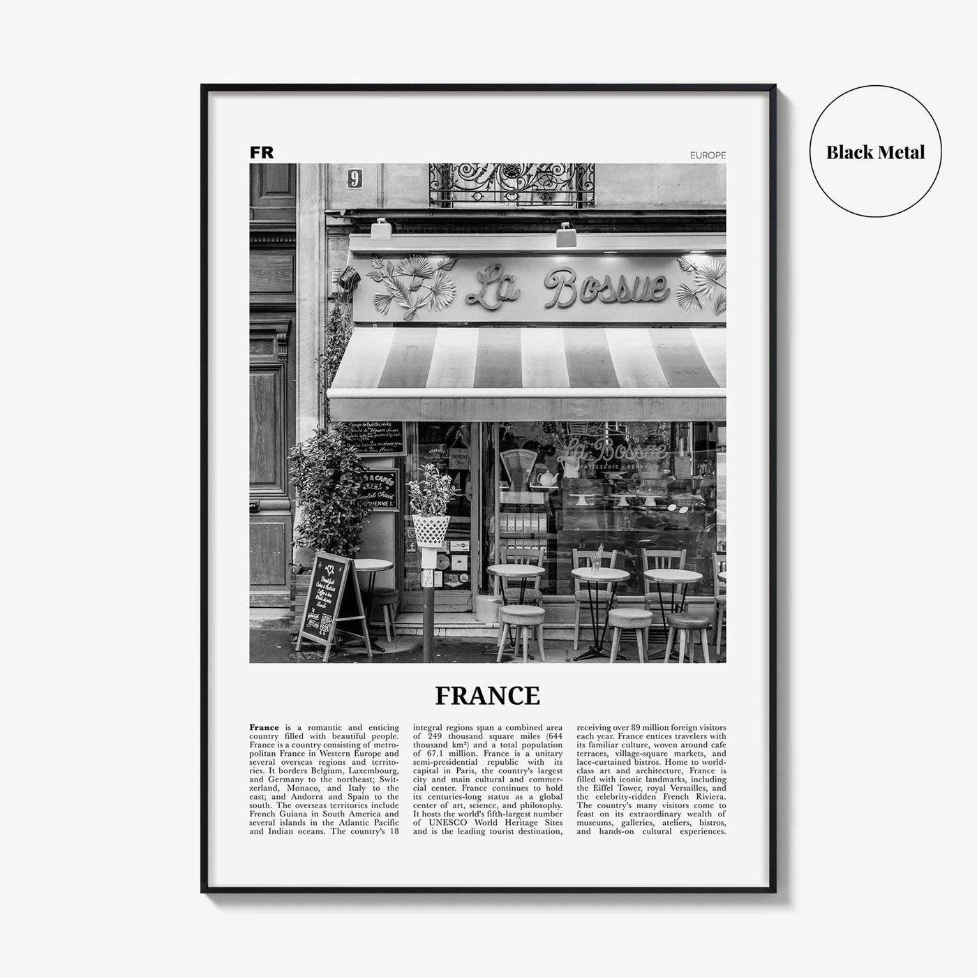 France Print Black and White No 2, France Wall Art, France Poster, France Photo, France Wall Decor, République Française, French, Paris