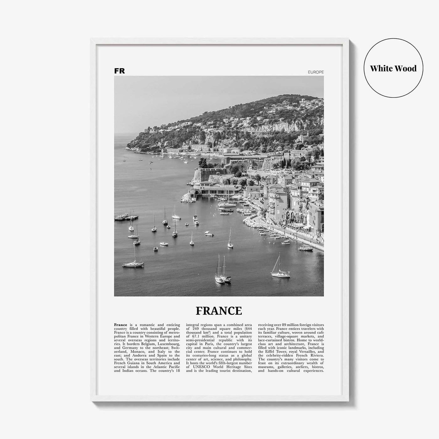 France Print Black and White No 3, France Wall Art, France Poster, France Photo, France Wall Decor, République Française, French, Paris