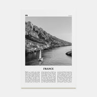 France Travel B&W No 4 Poster