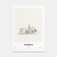 Frankfurt am Main Drawn Poster