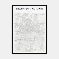 Frankfurt am Main Map Portrait Poster