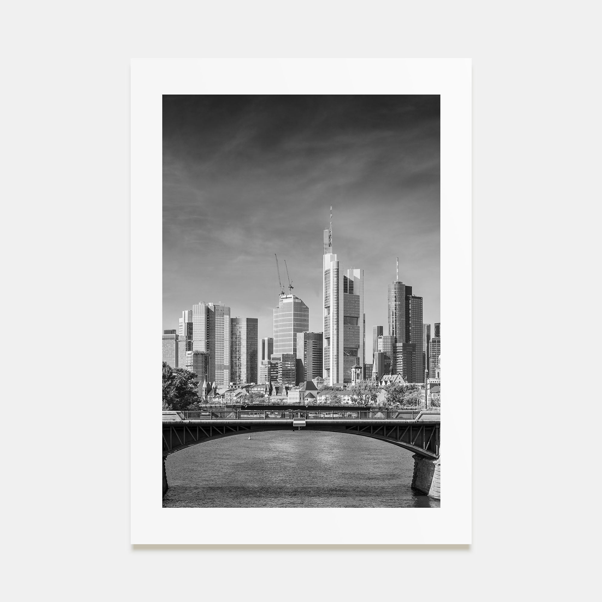 Frankfurt am Main Photo B&W Poster