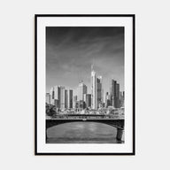 Frankfurt am Main Photo B&W Poster