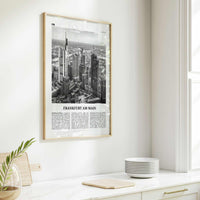 Frankfurt am Main Print Black and White, Frankfurt Wall Art, Frankfurt Poster, Frankfurt Photo, Frankfurt Wall Decor, Germany, Deutschland