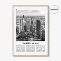 Frankfurt am Main Print Black and White, Frankfurt Wall Art, Frankfurt Poster, Frankfurt Photo, Frankfurt Wall Decor, Germany, Deutschland