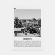 Frederick Travel B&W Poster