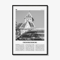 Fredericksburg Print Black and White, Fredericksburg Wall Art, Fredericksburg Poster, Fredericksburg Photo, Fredericksburg Map