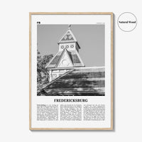 Fredericksburg Print Black and White, Fredericksburg Wall Art, Fredericksburg Poster, Fredericksburg Photo, Fredericksburg Map