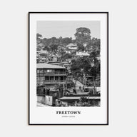 Freetown Portrait B&W Poster