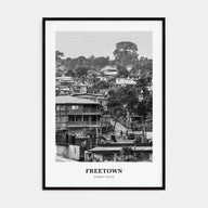 Freetown Portrait B&W Poster