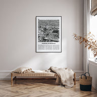 Freiburg im Breisgau Travel B&W Poster