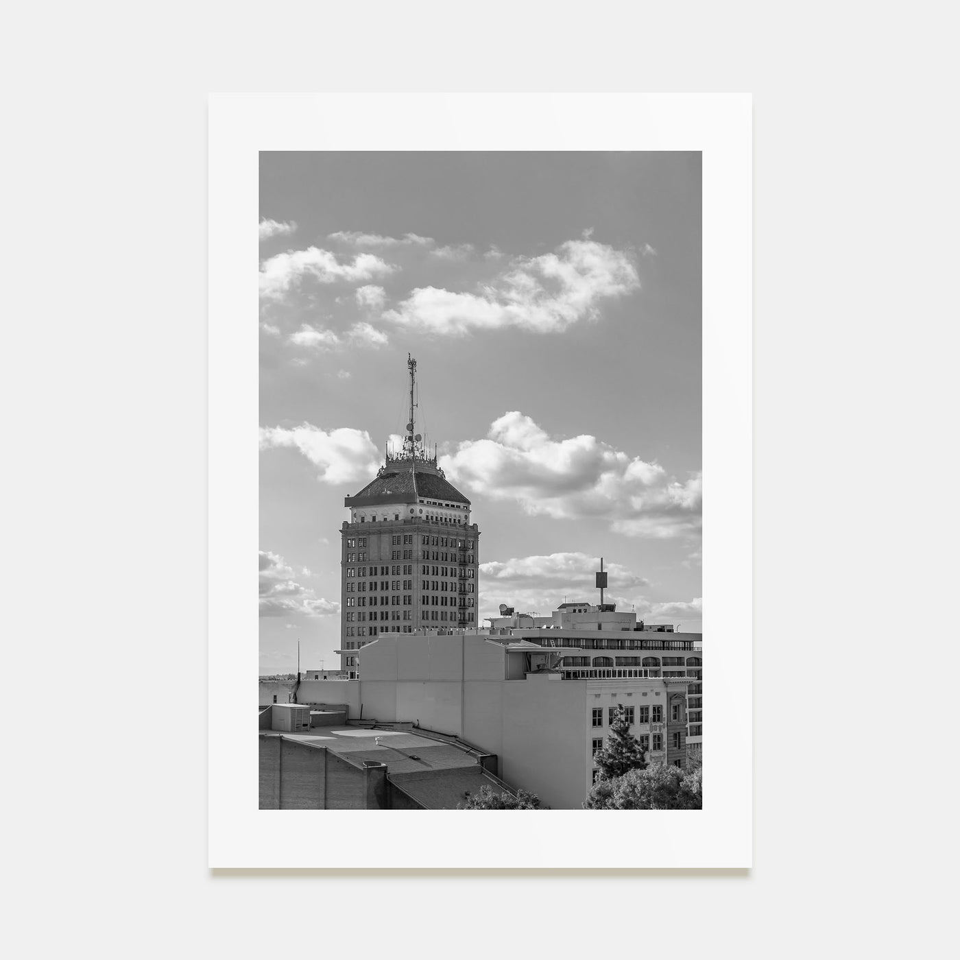 Fresno Photo B&W Poster