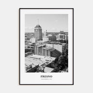 Fresno Portrait B&W Poster